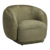 Armchair Freya pakoworld olive green fabric color 93x87x76cm