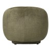 Armchair Freya pakoworld olive green fabric color 93x87x76cm