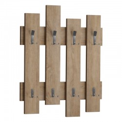 Wall hanger Wave pakoworld natural Color 64x4x79cm Wall hanger Wave pakoworld natural Color 64x4x79cm