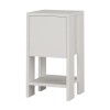 Nightstand Ema pakoworld in white color 30x30x55cm