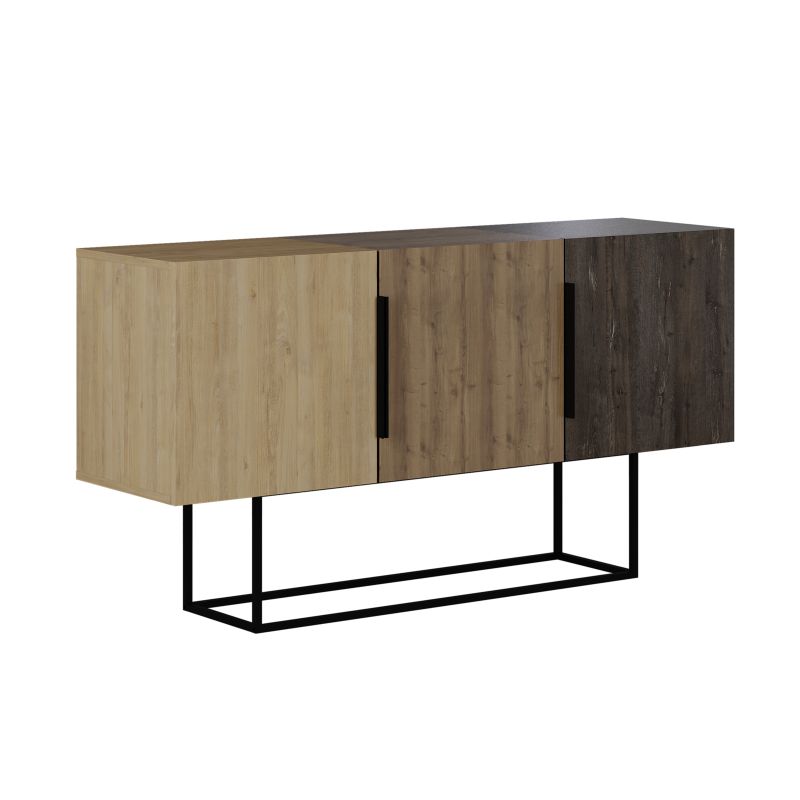 Buffet Estella pakoworld natural-walnut 150x42x79.5cm