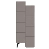 Romane Column Cabinet pakoworld mocha 62.2x37.4x155.4cm