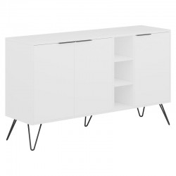 Buffet Clara pakoworld in white colour 142x35.5x82cm Buffet Clara pakoworld in white colour 142x35.5x82cm