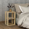 Nightstand Passion pakoworld oak 34x30x55cm