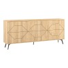 Buffet Dune pakoworld in natural color 181x35x77.4cm