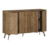 Buffet Dune pakoworld in walnut color 123x35x77.4cm