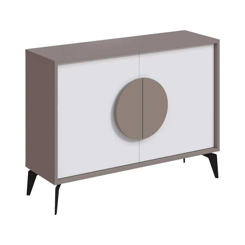Buffet Gora pakoworld in mocha-white color 110x35.6x82cm
