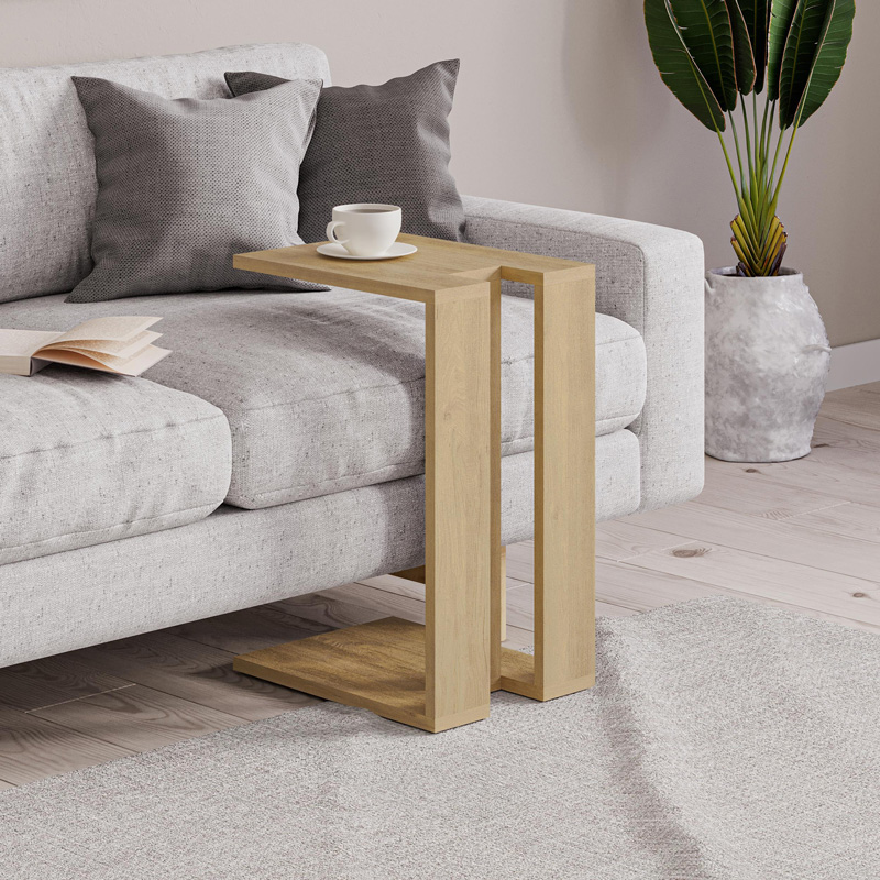End table Muju pakoworld in natural color 40x30x57cm