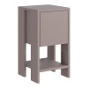 Nightstand Ema pakoworld melamine in light mocha color 30x30x55cm