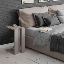 Βοηθητικό τραπέζι Muju pakoworld σε μόκα απόχρωση 40x30x57εκ