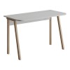 Malia pakoworld study desk in white-natural color 120x60.5x75cm