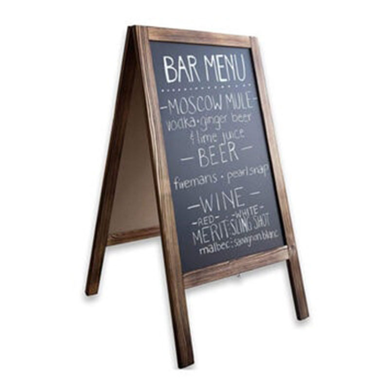 Menu stand Felex pakoworld walnut-black 50x25x100cm Menu stand Felex pakoworld walnut-black 50x25x100cm