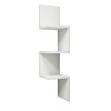 Corner wall shelf Insta pakoworld white 25x25x105,5cm