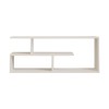 TV Stand Waldo pakoworld white melamine 100x29.5x40cm