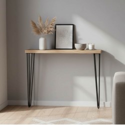 Tetty pakoworld console black-black 90x14x75cm