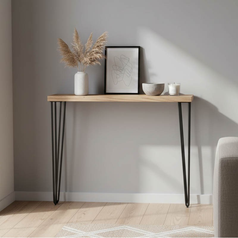 Tetty pakoworld console black-black 90x14x75cm