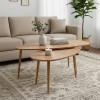 Monty pakoworld melamine natural coffee table 116x46x46cm