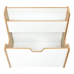Crane rack pakoworld natural-white mdf 57x34x55cm Crane rack pakoworld natural-white mdf 57x34x55cm