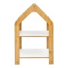 T. Montessori shelf Zoilen pakoworld natural-white-blue mdf 50x30x80cm
