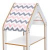 T. Montessori shelf Zoilen pakoworld white-pink mdf 50x30x80cm