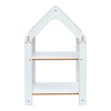 T. Montessori shelf Zoilen pakoworld white-blue mdf 50x30x80cm