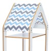 T. Montessori shelf Zoilen I pakoworld white-blue mdf 50x30x100cm