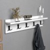 Mec pakoworld melamine hanger in white shade 80x9.5x18cm
