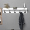 Mec pakoworld melamine hanger in white shade 80x9.5x18cm