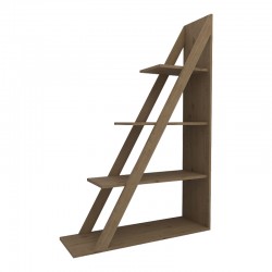 Quina pakoworld bookcase in oak shade 100x30x150cm Quina pakoworld bookcase in oak shade 100x30x150cm