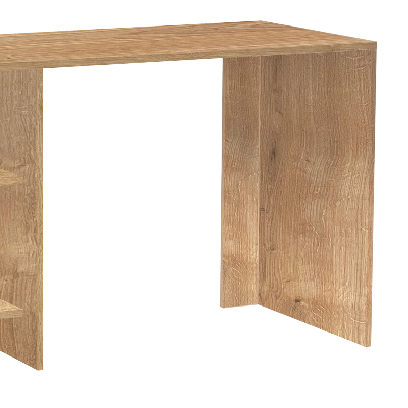 Office desk Kely pakoworld in natural-white color 113x55x74cm Office desk Kely pakoworld in natural-white color 113x55x74cm