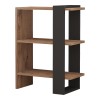 Maverick pakoworld bookcase in sonoma-anthracite shade 51.8x25x70cm