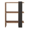 Maverick pakoworld bookcase in sonoma-anthracite shade 51.8x25x70cm