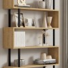 Ziza pakoworld bookcase in oak shade 90x22x162.6cm