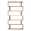 Ziza pakoworld bookcase in oak shade 90x22x162.6cm