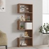 Cascade pakoworld bookcase in sonoma shade 51.8x22x150cm