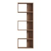 Cascade pakoworld bookcase in sonoma shade 51.8x22x150cm