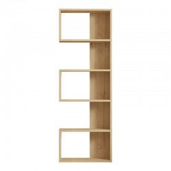 Cascade pakoworld bookcase in oak shade 51.8x22x150cm Cascade pakoworld bookcase in oak shade 51.8x22x150cm