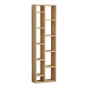 Βιβλιοθήκη Minicu pakoworld σε oak απόχρωση 44,4x19,6x150εκ