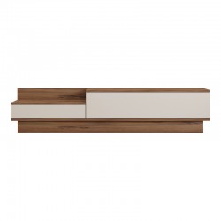 Eclipse pakoworld TV cabinet in white-anthracite shade 160x35x35cm Eclipse pakoworld TV cabinet in white-anthracite shade 160x35x35cm