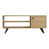 Wison pakoworld TV cabinet in oak shade 120x29x50cm