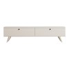 Jate pakoworld TV cabinet in white 160x25x40cm