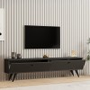 Jate pakoworld TV cabinet in white 160x25x40cm