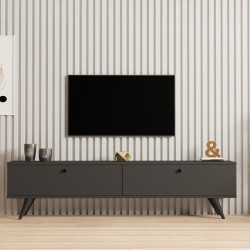 Jate pakoworld TV cabinet in white 160x25x40cm Jate pakoworld TV cabinet in white 160x25x40cm