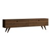 Jate pakoworld TV cabinet in walnut 160x25x40cm