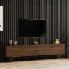 Jate pakoworld TV cabinet in walnut 160x25x40cm