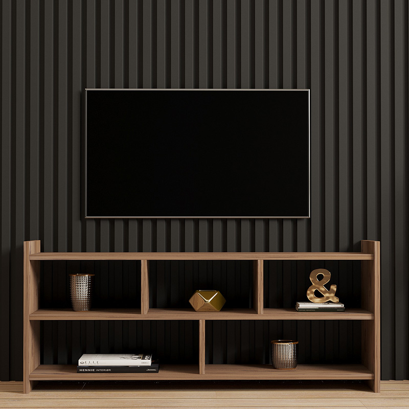 Kapri pakoworld TV cabinet in sonoma shade 120x28x55cm Kapri pakoworld TV cabinet in sonoma shade 120x28x55cm