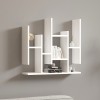 Bemba pakoworld wall shelf in white shade 70x19.6x68.8cm