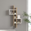 Garel pakoworld wall shelf in oak-white shade 53.8x19.6x108cm