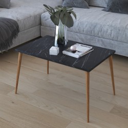 Lonna pakoworld coffee table in black marble look 70x45x42cm Lonna pakoworld coffee table in black marble look 70x45x42cm