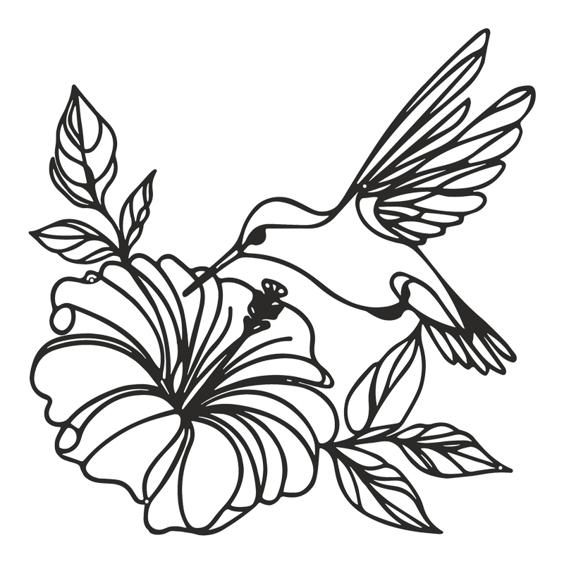 Wall deco Folou pakoworld black metal 60x1.5x60cm